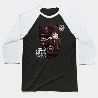 Balaclava Ski Mask Girl Baseball T-Shirt